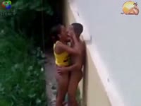 Shocking outdoor public sex video caught by onlooker features two black people fucking